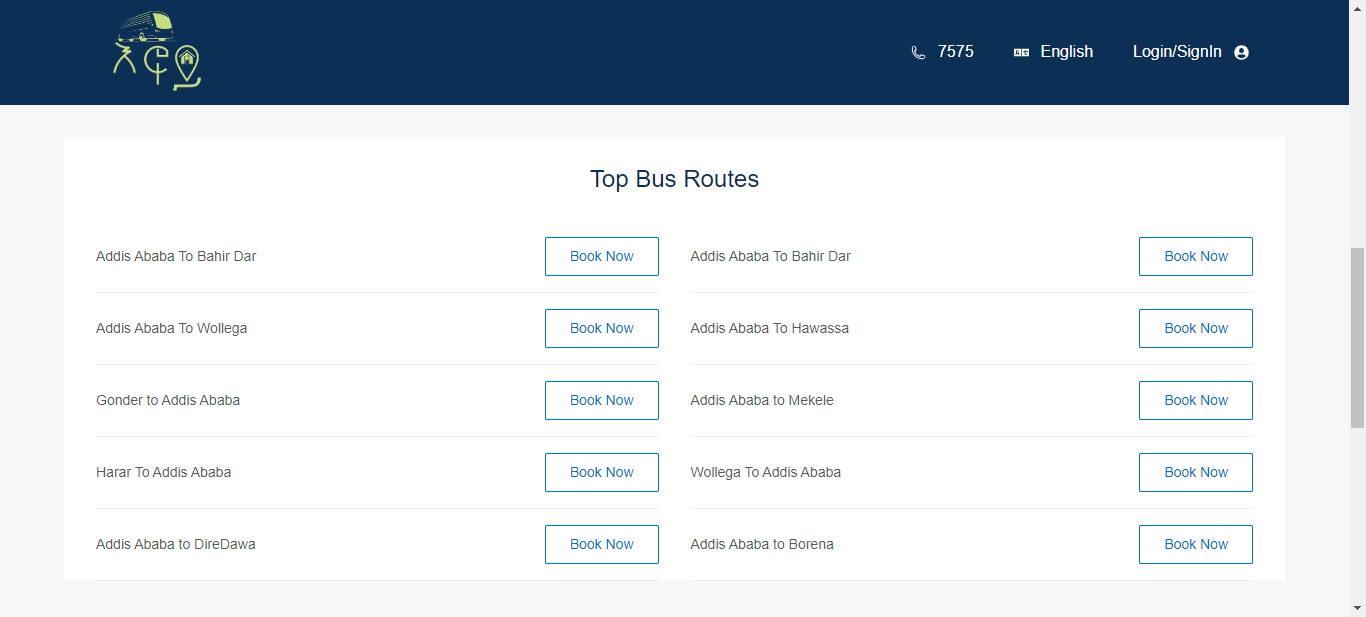 Bus Reservation System - Screenshot 3