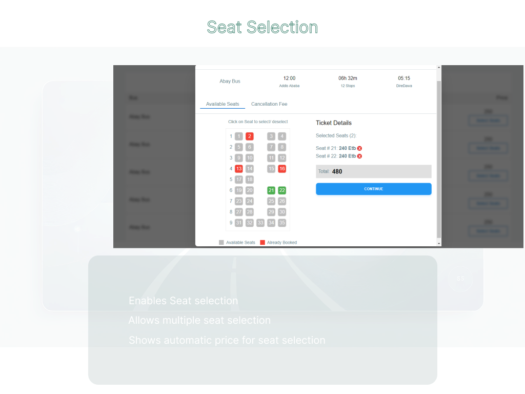 Bus Reservation System - Screenshot 7