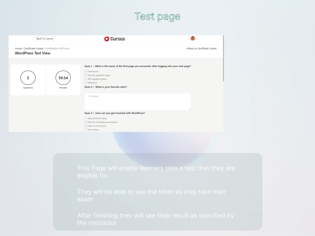 Cursus Learning Platform - Screenshot 4