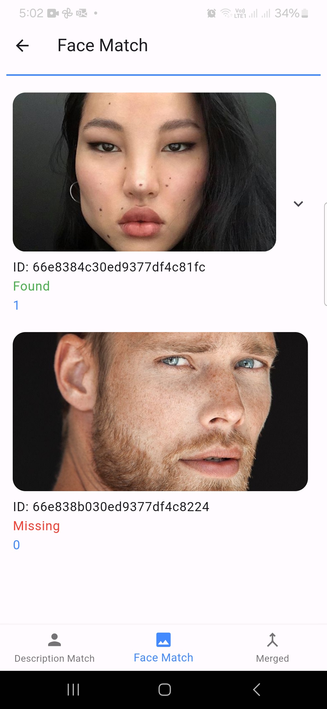 Missing Person Finder - Screenshot 2